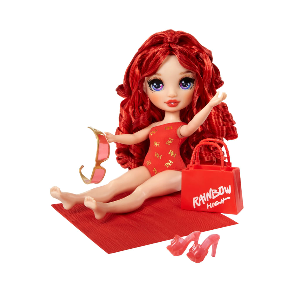 Rainbow High 507277 | Swim & Style - Ruby 27cm (Vermelho) - MGA