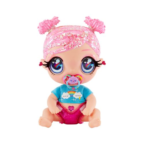 Glitter Babyz Doll - Rosa (Arco-Íris)