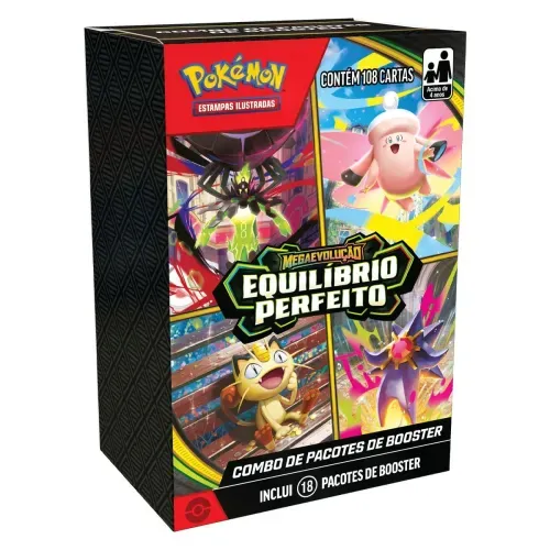 Equilíbrio Perfeito - Combo de pacotes de booster Megaevolução