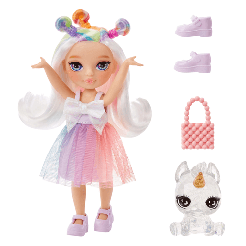 Boneca Littles Dolls | Opala - Raine 14cm Rainbow High