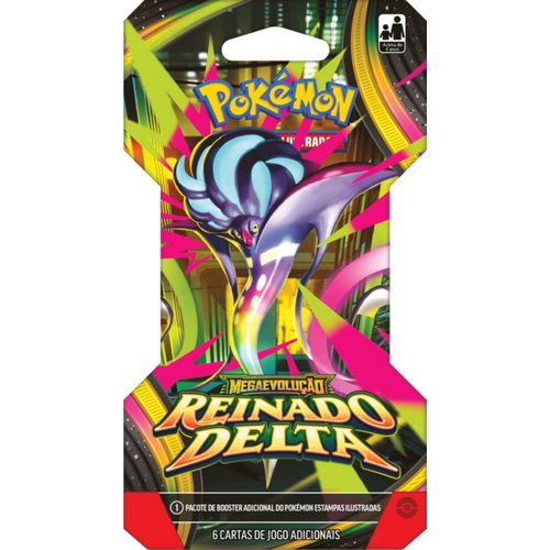 Reinado Delta - Pacote de booster com Embalagem Especial de Megaevolução - Pokémon Estampas Ilustradas